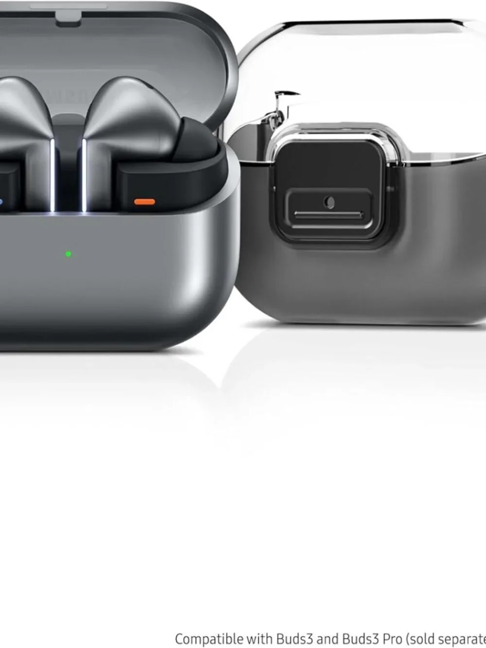 Samsung Galaxy Buds 3/Buds 3 Pro Clip Case with Carabiner, Hard Shell Earbud Pro